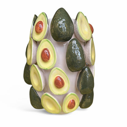 Keramische avocado vaas Avocado groen