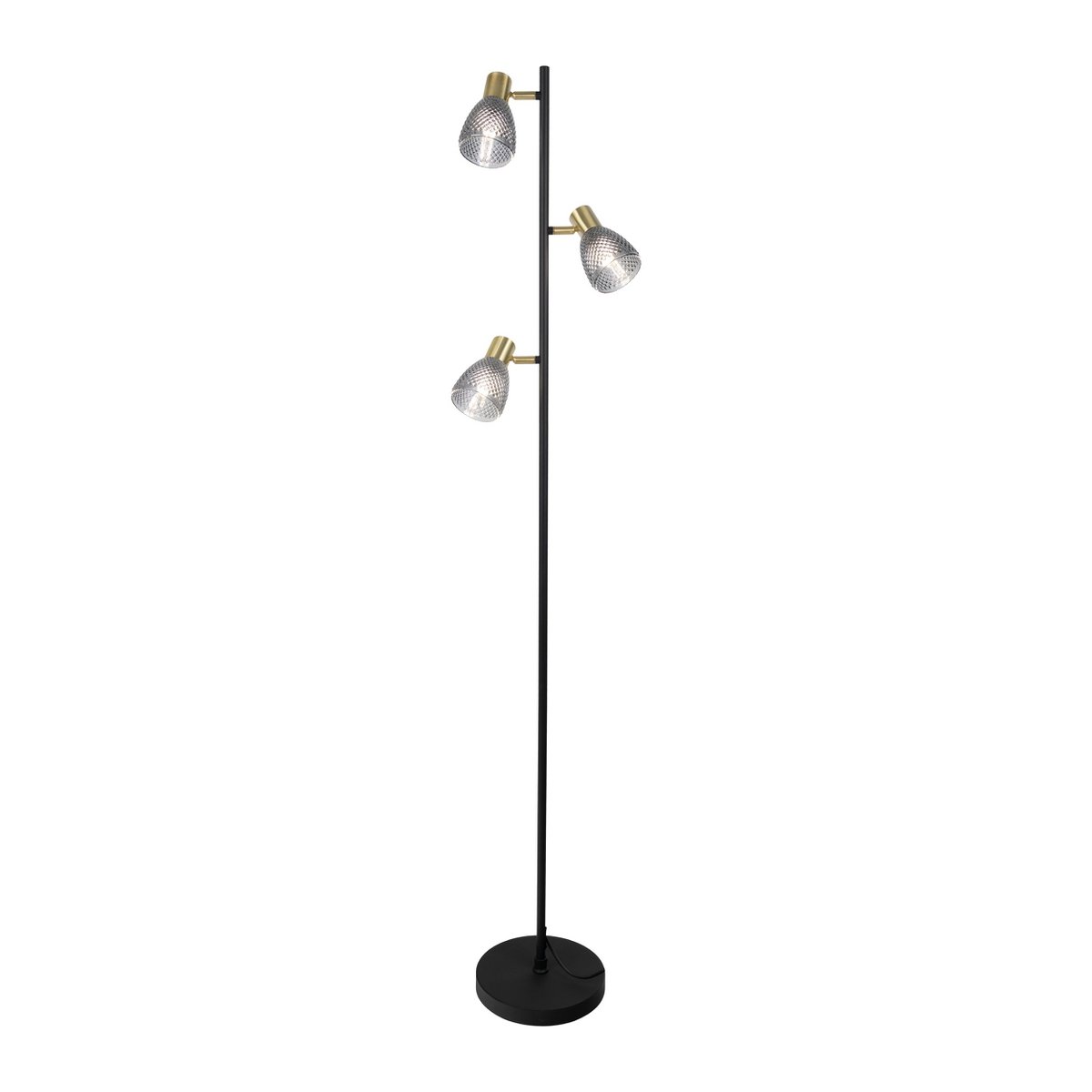 Vloerlamp Lindita 3-Lichts - 150 cm (excl. kap)