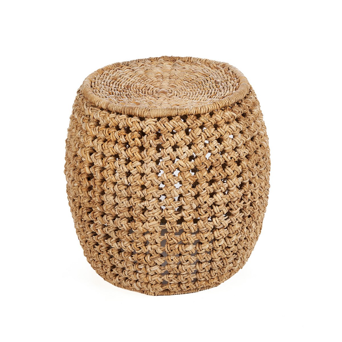 Bananenblad kruk Zarkah naturel