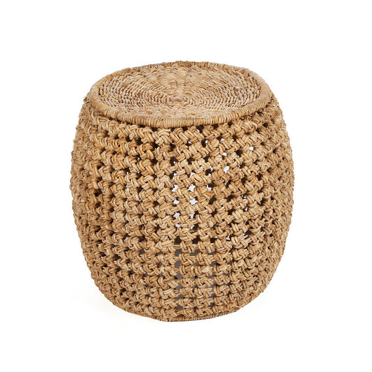Bananenblad kruk Zarkah naturel