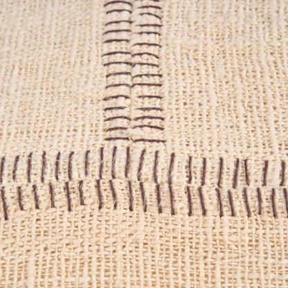 Katoenen kussenhoes Stonepath naturel - 50 x 70 cm