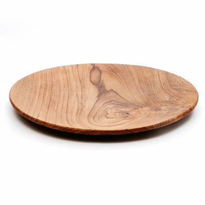 Teak ronde plaat Root