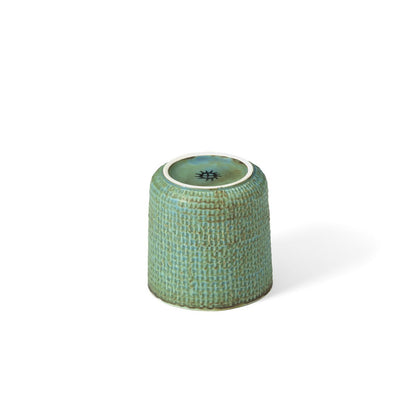 Porseleinen beker Lagunebeker groenblauw
