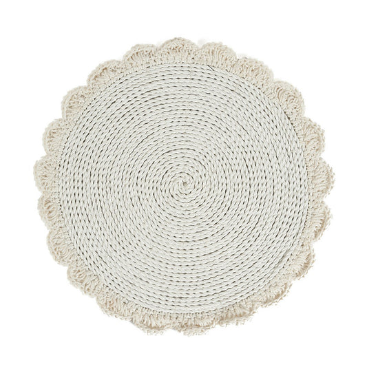Macrame placemat Huwelijksplacemat naturel