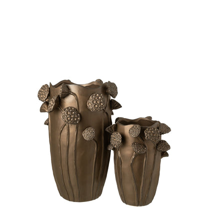 Lotus Vaas Koper - Klein - OutHome