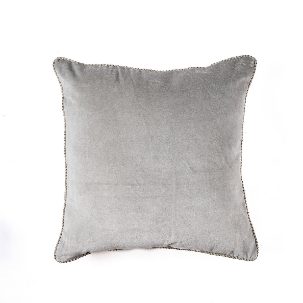 Fluweel kussenhoes The velvet crush grijs - 50x50
