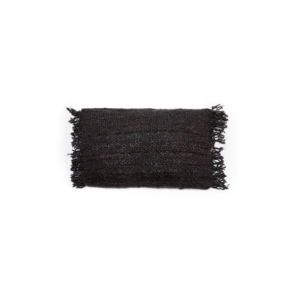Katoenen kussenhoes Noir zwart/navy - 30x50 cm