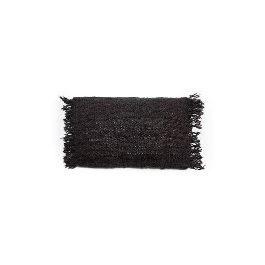 Katoenen kussenhoes Noir zwart/navy - 30x50 cm