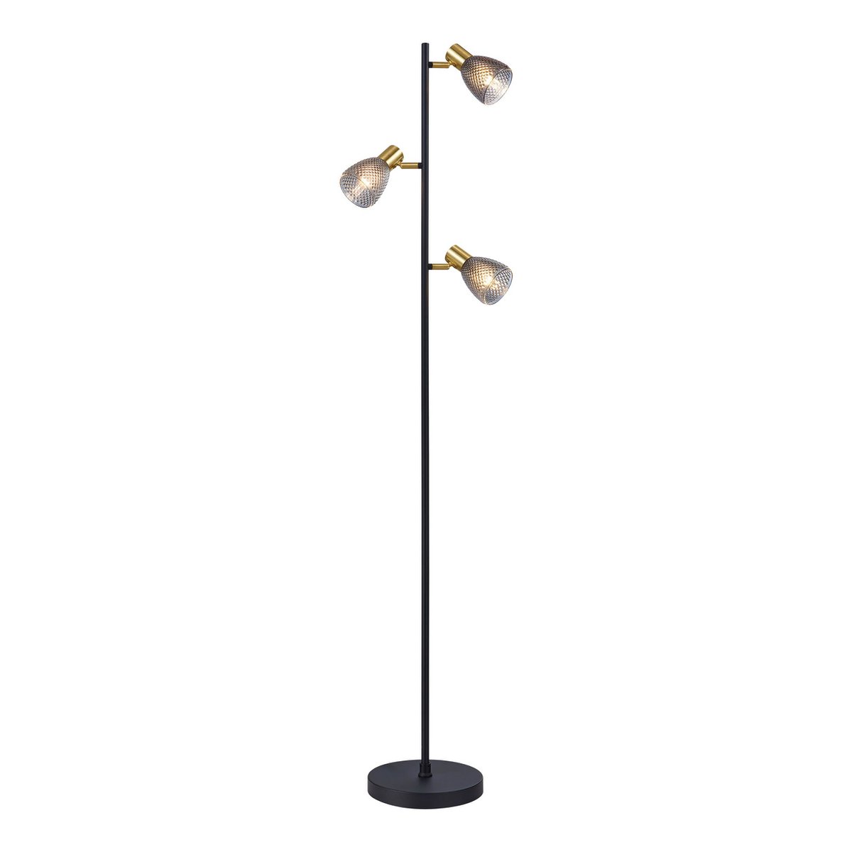 Vloerlamp Lindita 3-Lichts - 150 cm (excl. kap)