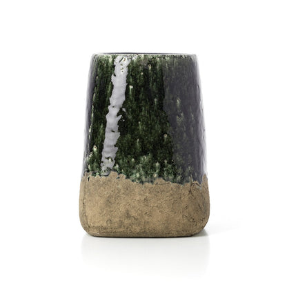 Conische plantenbak Nova betongroen - L