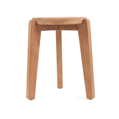 Teruggewonnen teak bijzettafel Seseh naturel