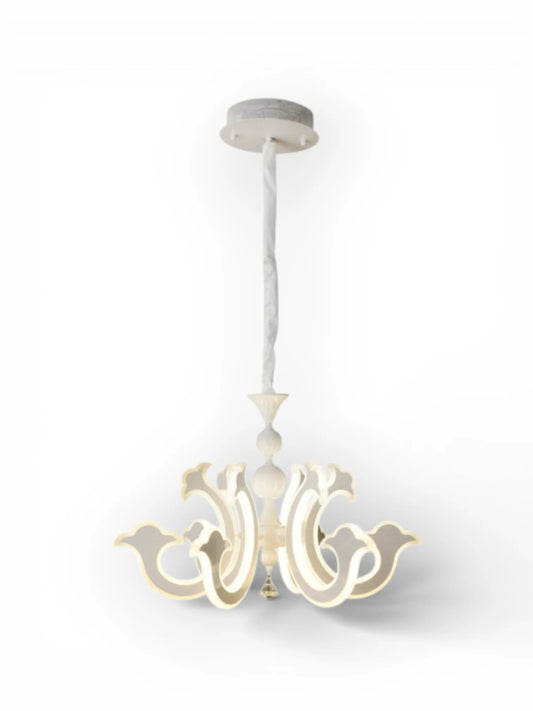 LED Kroonluchter Ludwig Wit - Ø 66 cm