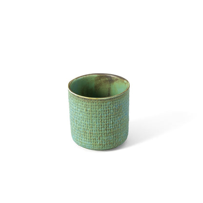 Porseleinen beker Lagunebeker groenblauw
