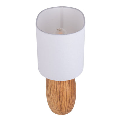 Keramische Tafellamp Woody Naturel (E14)