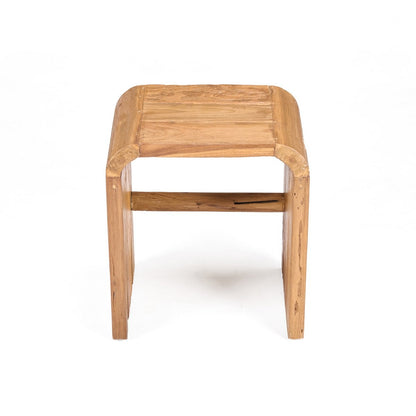Teakhouten bijzettafel Arc naturel