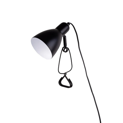 Klemlamp Mara Mat Zwart - 28 cm (E14)