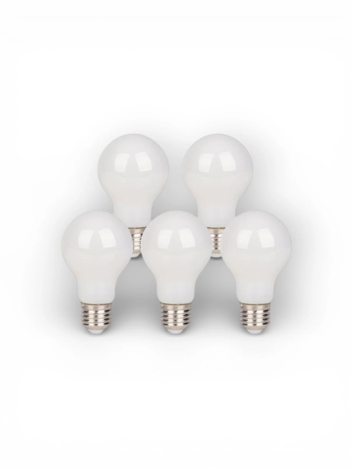 LED-lampenset Peervorm (5-delig) - E14, 8W, Opaalglas