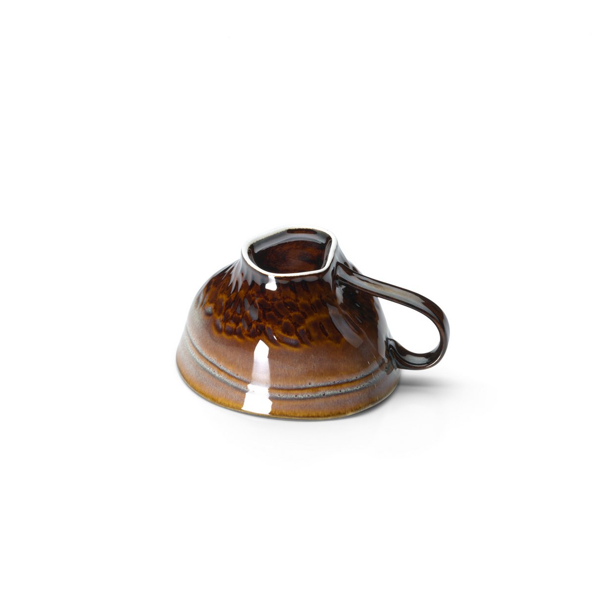 Keramische mok Smoked Horizon bruin/grijs - M
