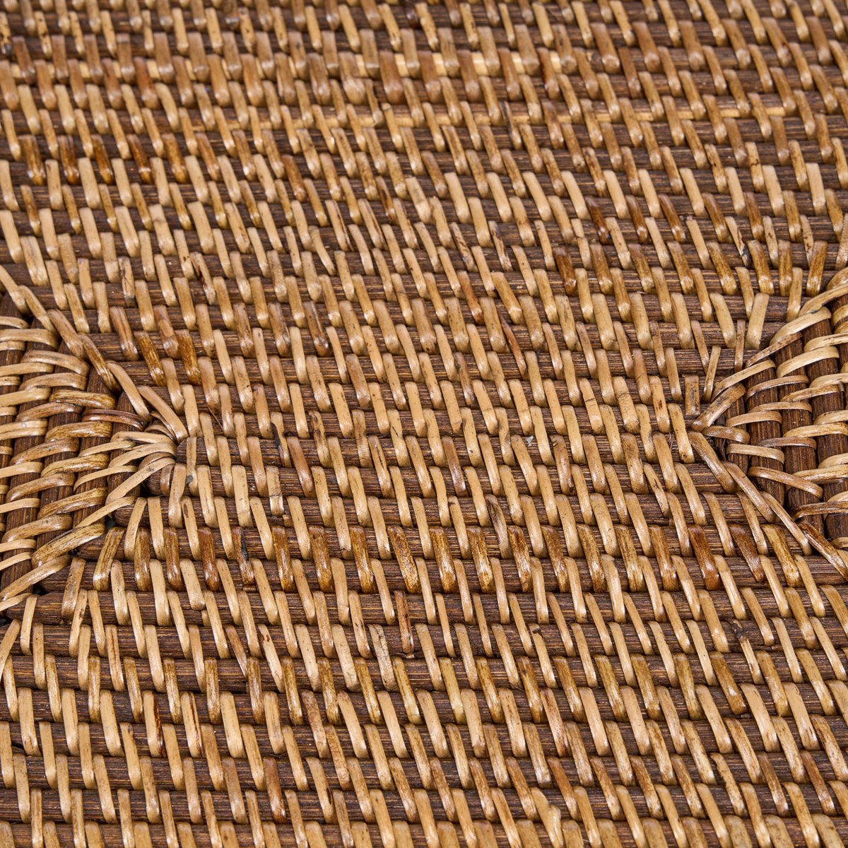 Rotan placemat Koloniale natuurlijk bruin - 30x40 cm