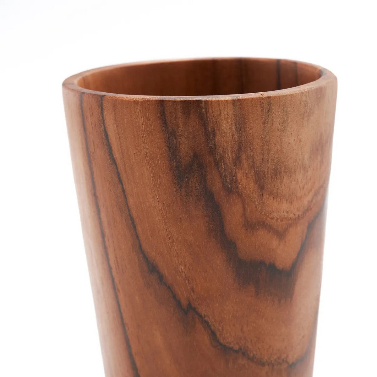 Teak beker Root cup bruin