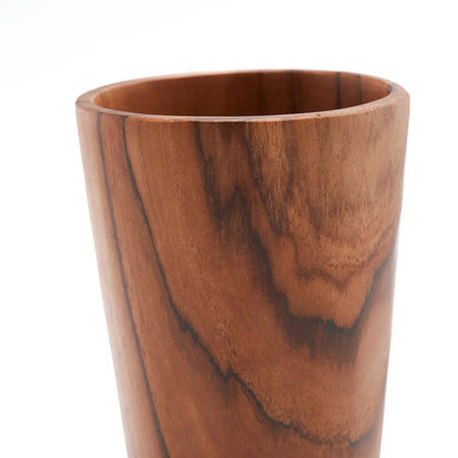 Teak beker Root cup bruin