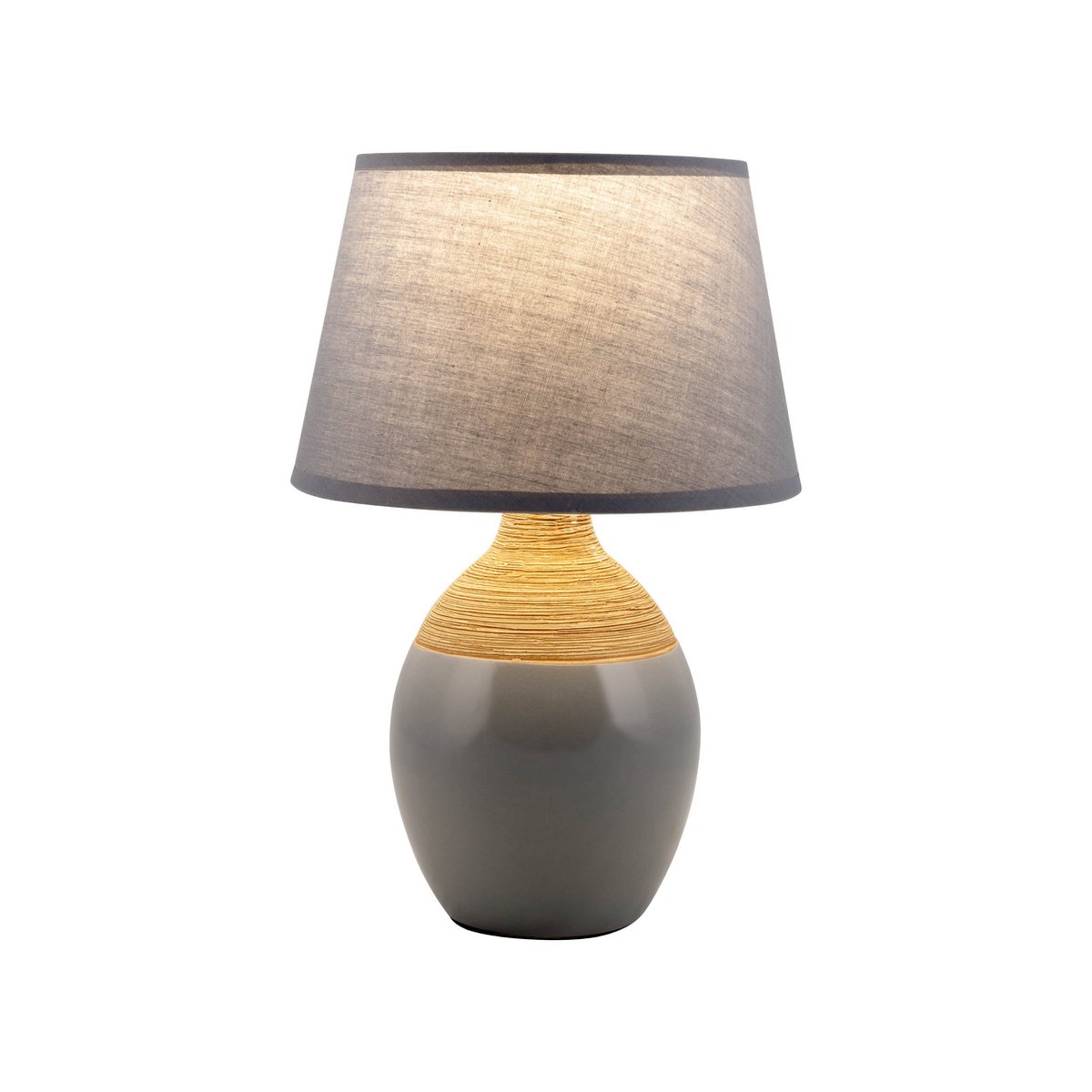 Keramische Tafellamp Tali Grijs
