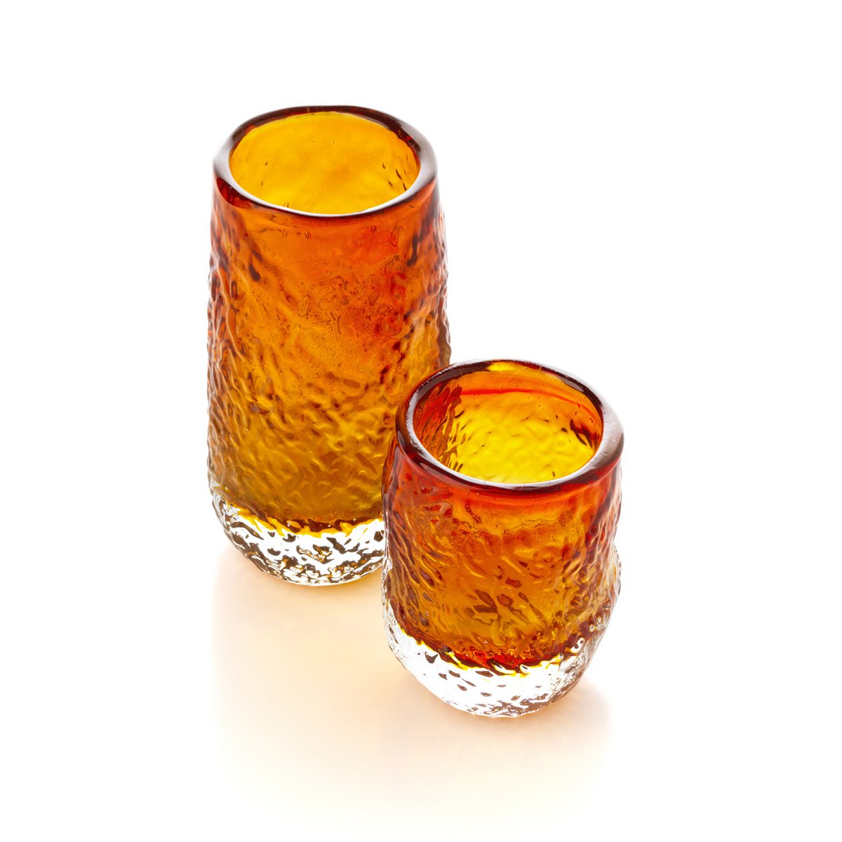 Glazen beker Glow amber