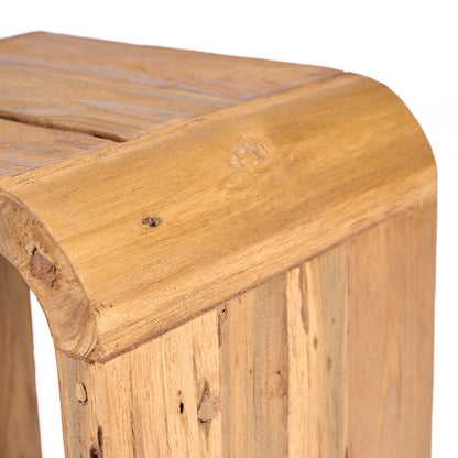 Teakhouten bijzettafel Arc naturel