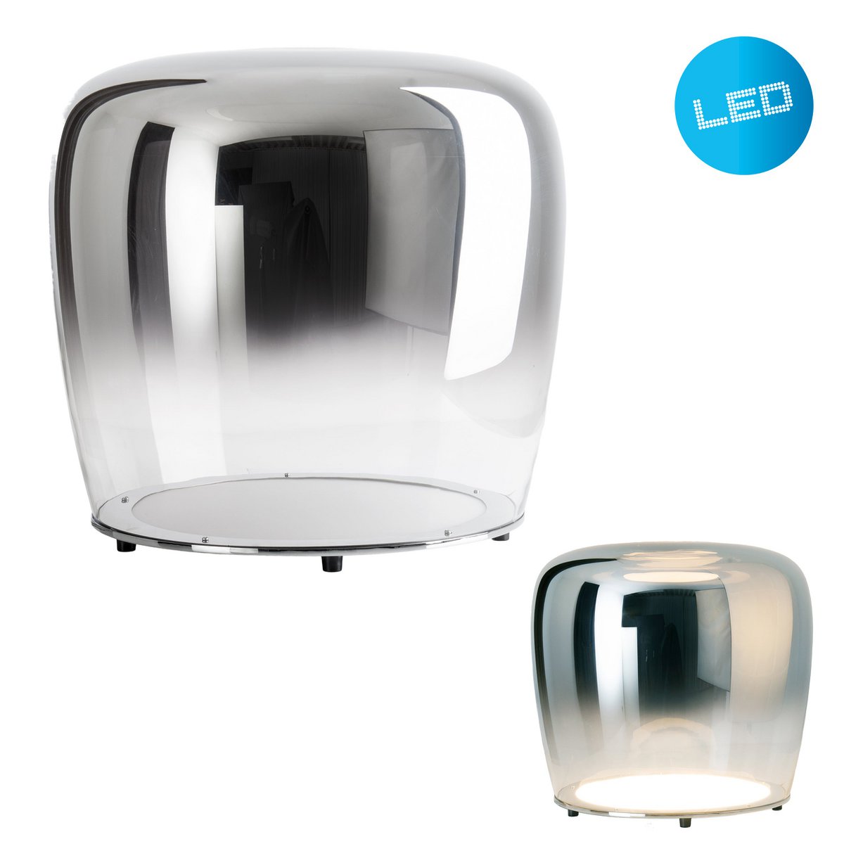 LED Tafellamp Smoky - Ø 43 cm