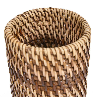 Rotan tandenborstelhouder natuurlijk bruin