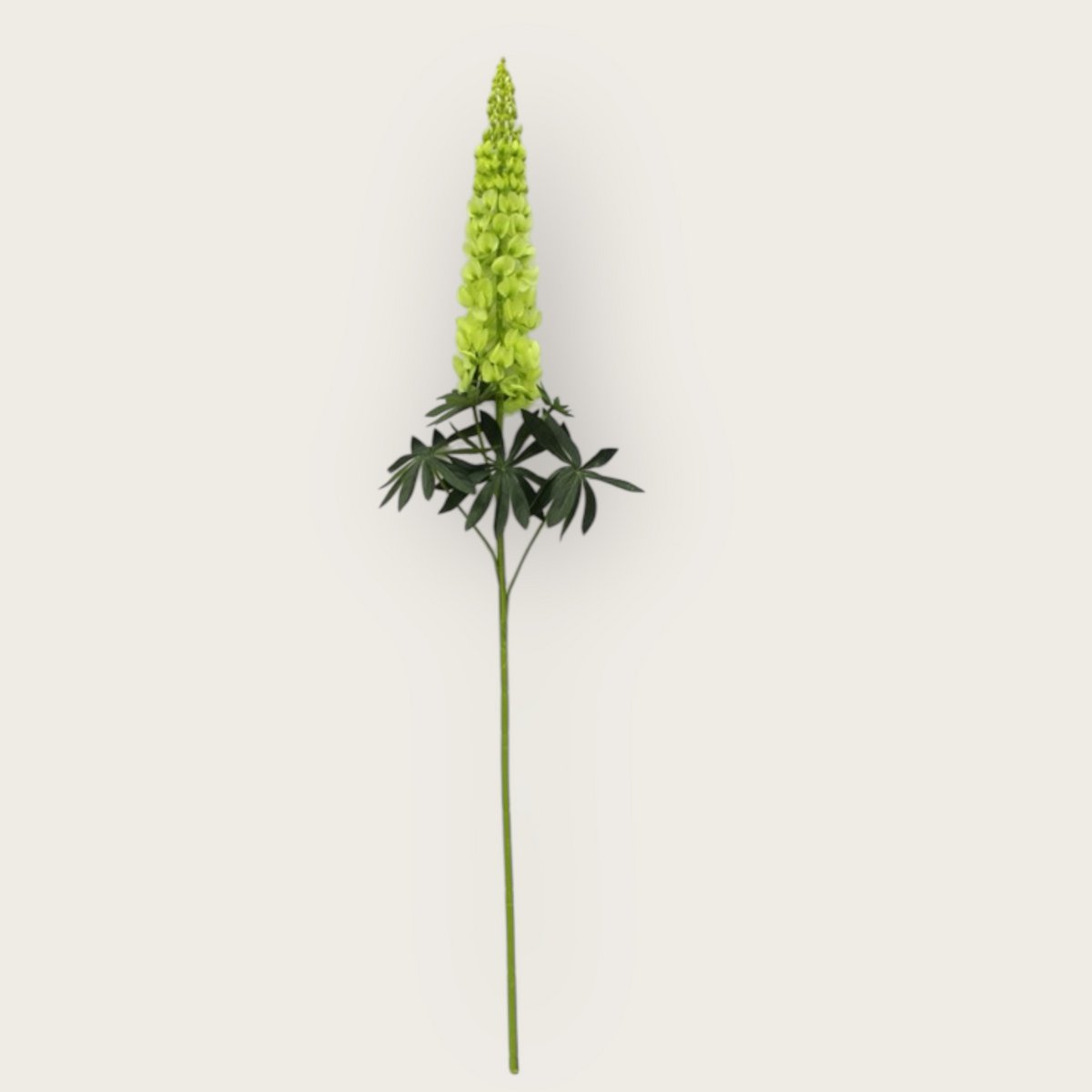 Zijden kunstbloem Lupinus micranthus groente - 105 cm