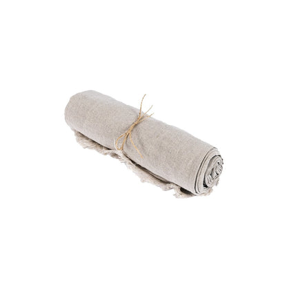 Linnen tafelkleed beige - 150x150 cm