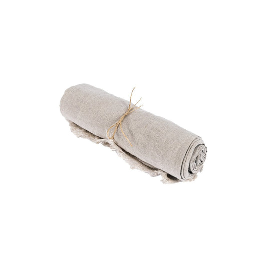 Linnen tafelkleed beige - 150x150 cm