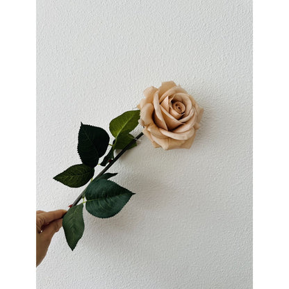 Kunstbloemen Hand touch champagne - 72 cm (Set van 2)