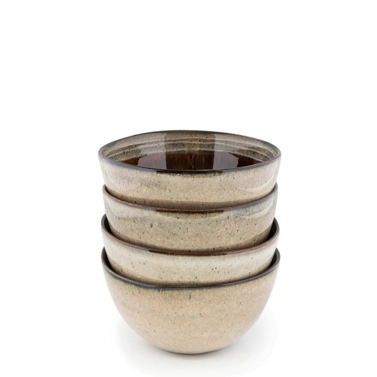Porseleinen kom Comporta beige - M (set van 6)
