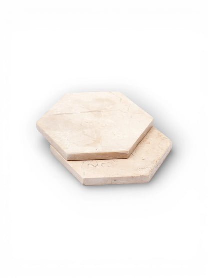 Onderzetters Inai Marmer Wit (Set van 4/8)