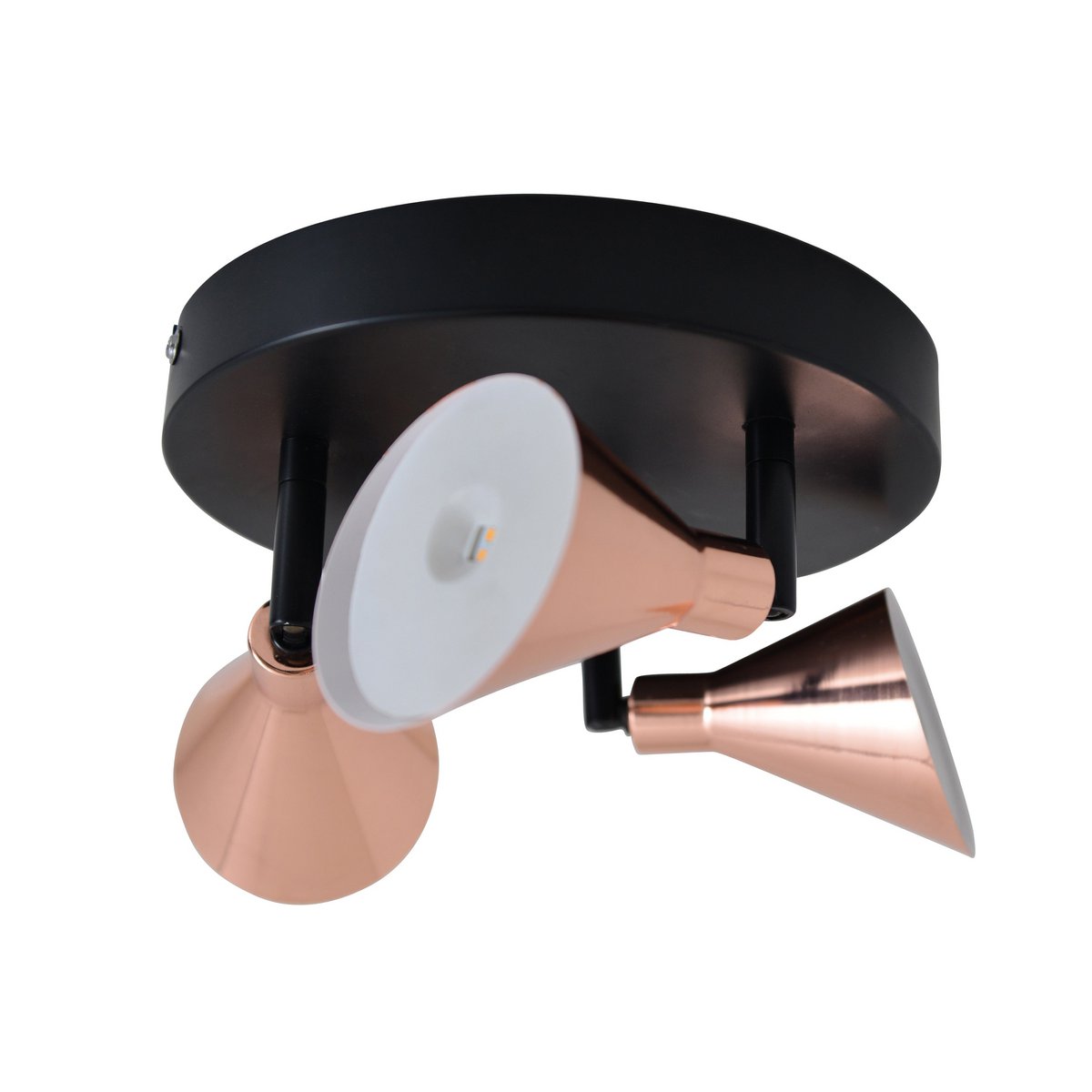 LED Wand - /Plafondlamp Koper - Ø 38 cm (3 - Lichts) - OutHome