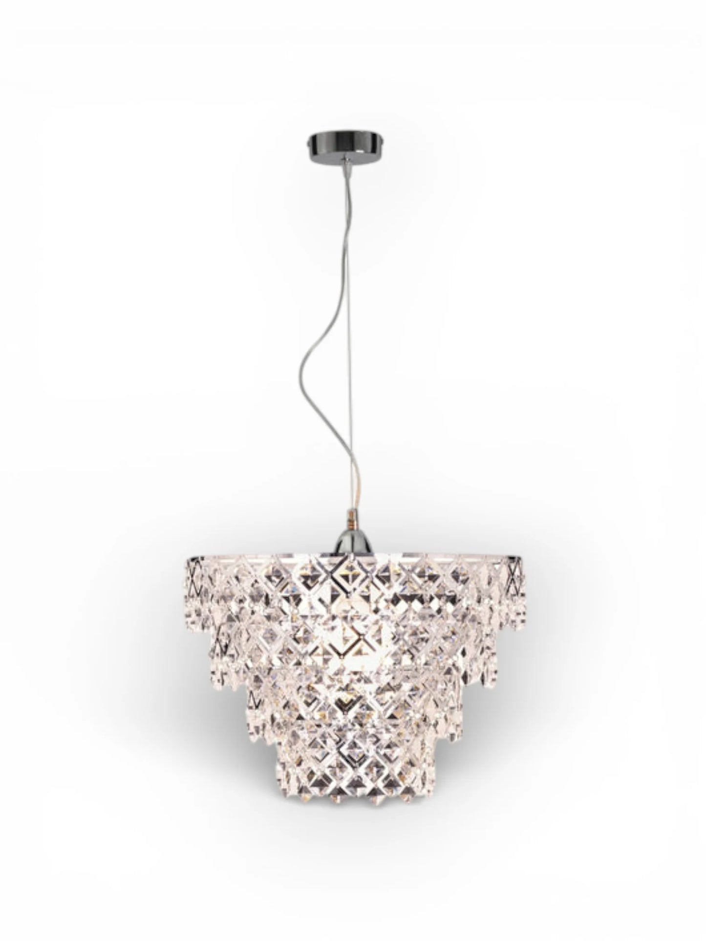 Hanglamp Fancy Kroonluchter Chroom - Ø 38 cm (E27)