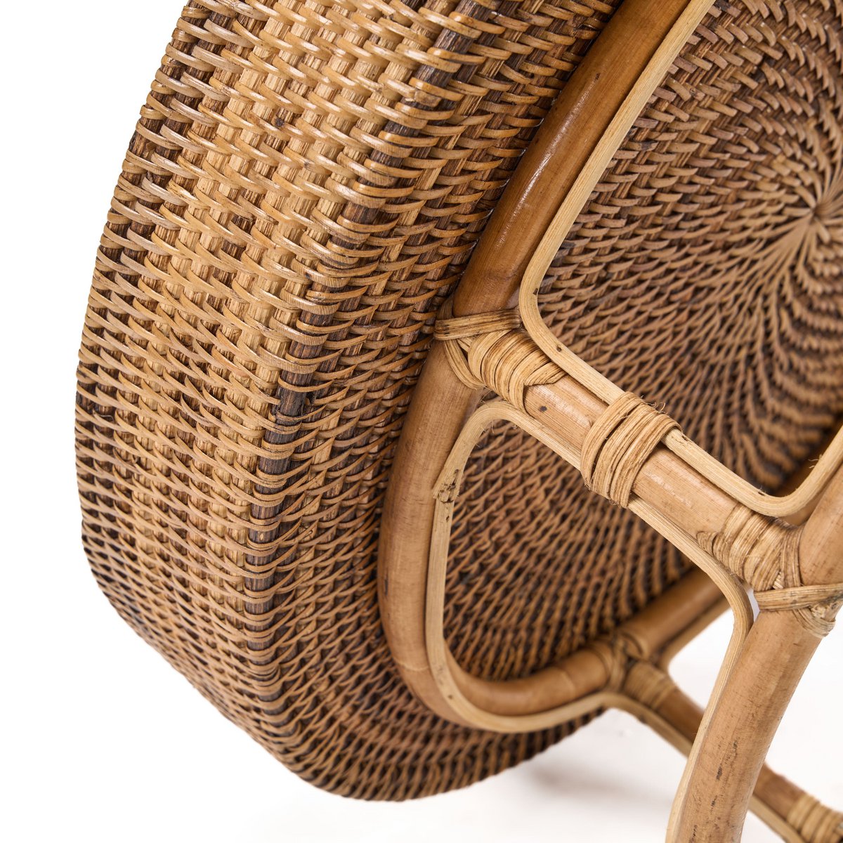 Rattan dienblad Rise natuurlijk bruin - 50 cm