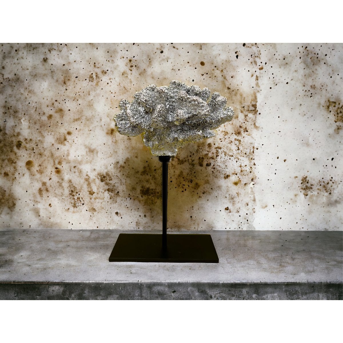 Koraaldecoratie Coral champagnekleur