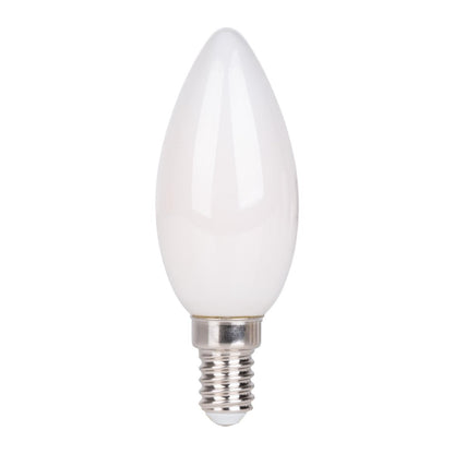 LED-kaarslampen (6-delig) - E14, 4W, Opaalglas