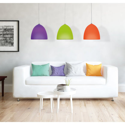 Siliconen hanglamp "Catinus" Ø 25 cm, gemaakt van Violet Silicone, E27 - OutHome
