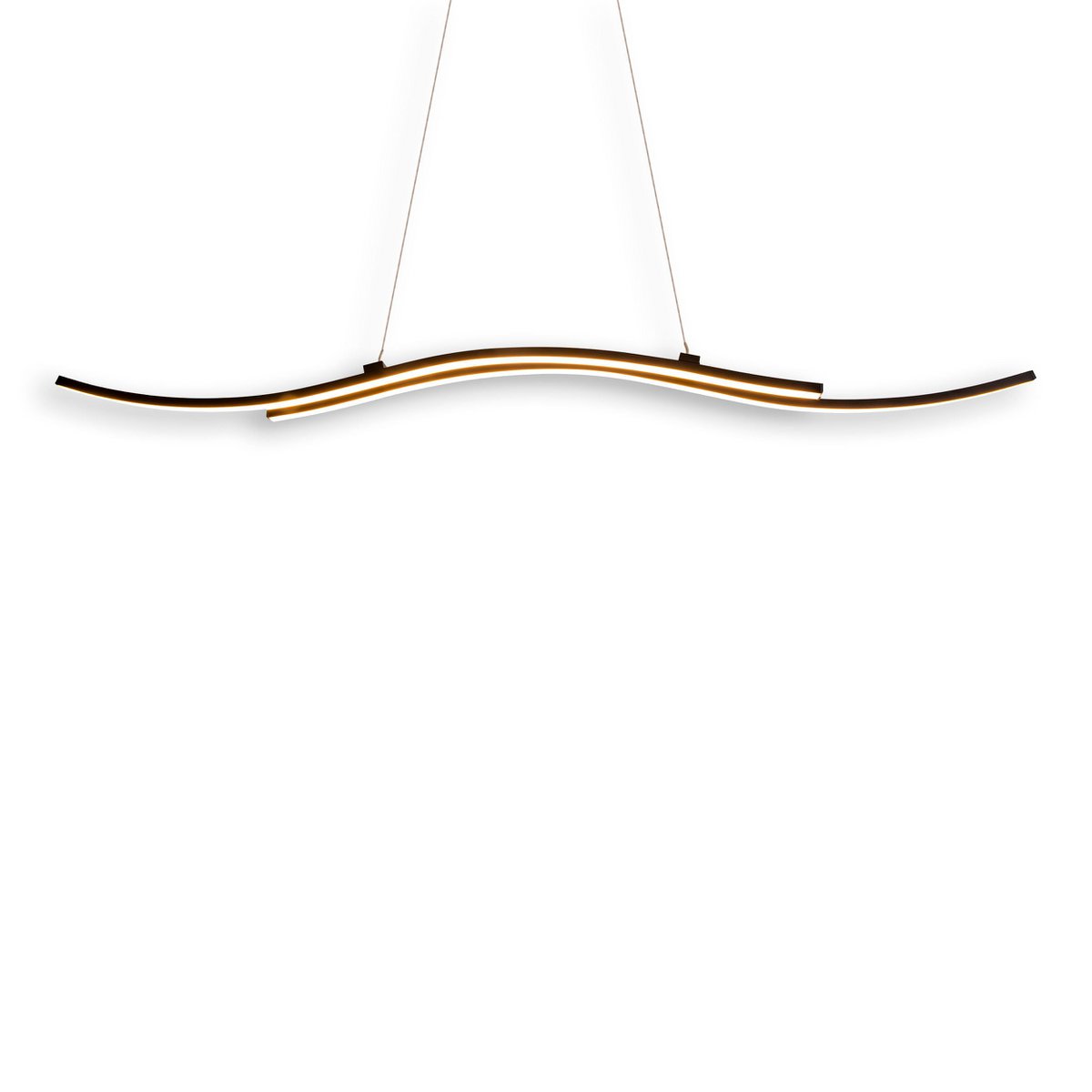 LED Hanglamp Onda Zwart - 96 cm