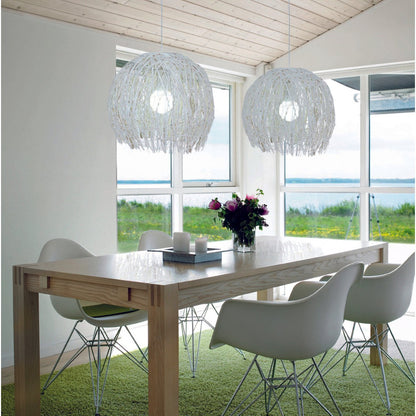 Korf Hanglamp Struwel Wit - Ø 40 cm (E27)