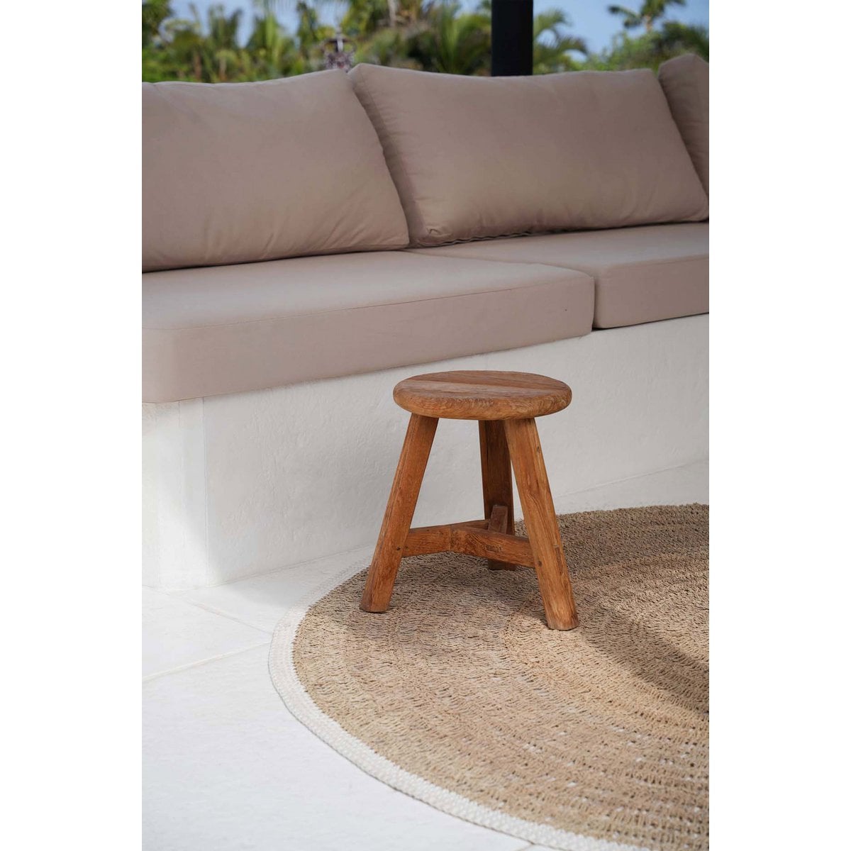 Teak kruk Noguchi natuur