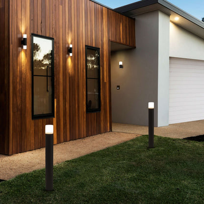 Buitenlamp Wand Torcia Zwart - 32 cm (E27)