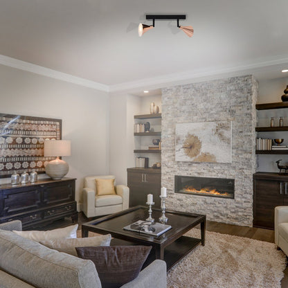 2 LED - wand u. Plafondspot "Koper" - OutHome