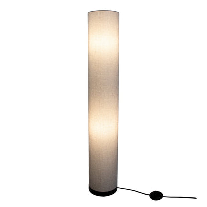 Vloerlamp Beate Grijs Metaal/Textiel (E27)