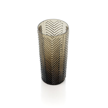 Glazen highballglas Visgraat highball rook