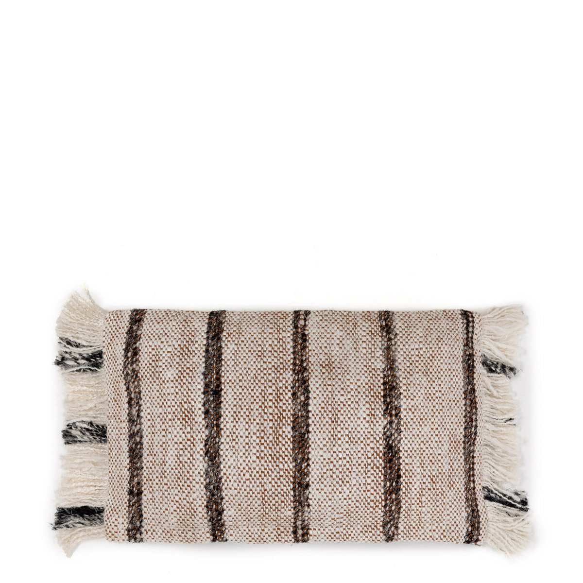 Katoenen kussenhoes Oh my gee boheems wit - 30x50 cm